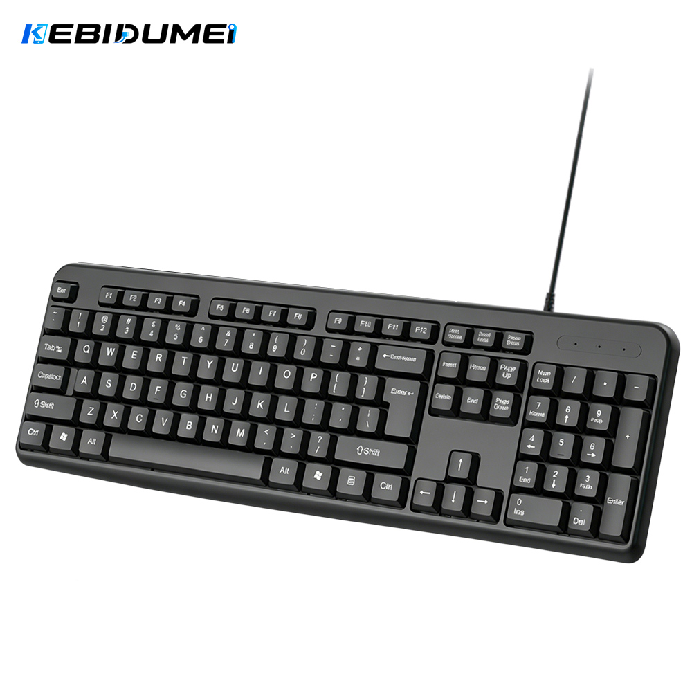 Keyboard Gaming Mac - Проводная USB-клавиатура KEBIDUMEI, 104 клавиши, стандартная