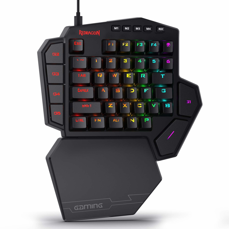 Redragon K585 DITI Одноручная  – обзор и цена Gaming Keyboard Half
