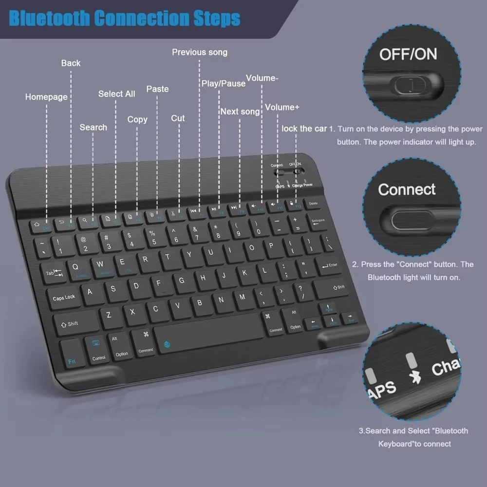 Беспроводная клавиатура Blueto – обзор и цена Gaming Keyboard Wireless