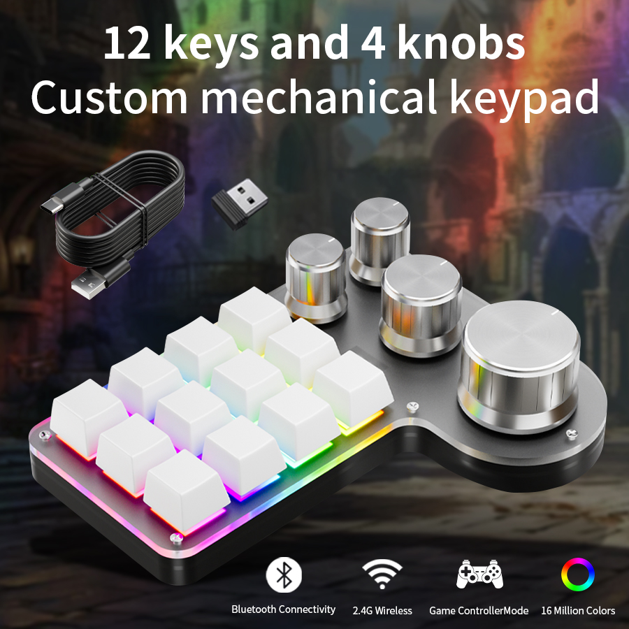 3 режима, 12 клавиш, механичес – обзор и цена Gaming Keyboard Half