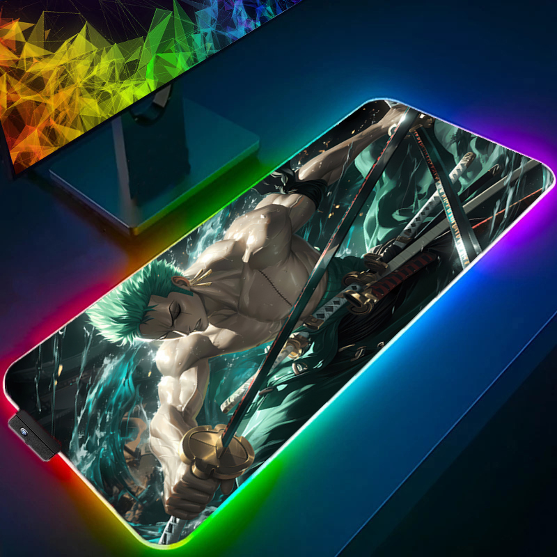 ONE PIECE Zoro коврик для мыши – обзор и цена Gaming Keyboard Easy To Clean