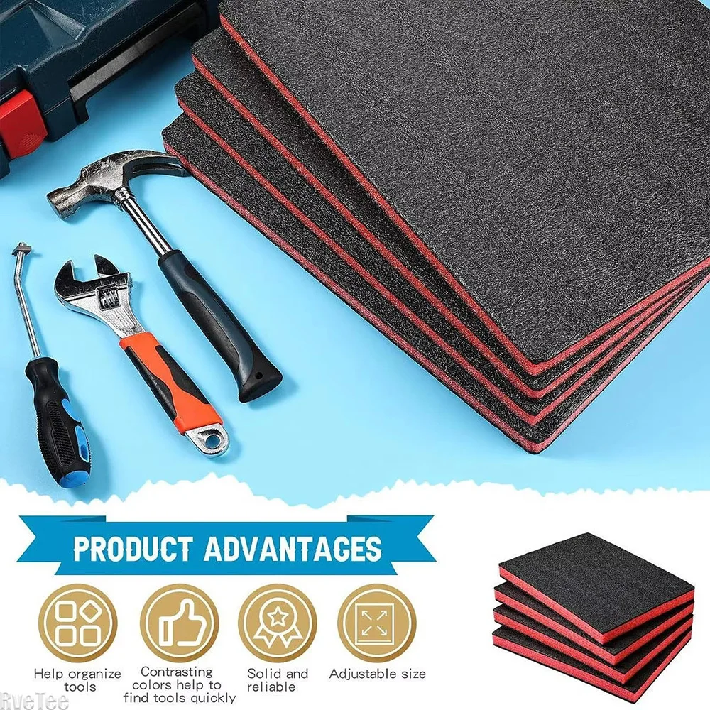 4 шт., ящик для инструментов,  – обзор и цена Polyurethane Foam Sheet