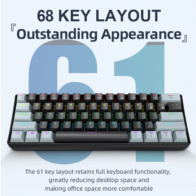 Механическая клавиатура K61, п – обзор и цена Gaming Keyboard And Mouse For Xbox